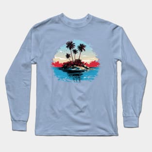 Tropical Island Long Sleeve T-Shirt